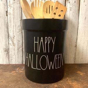 Rae Dunn Happy Halloween 2019 Utensil Holder Crock